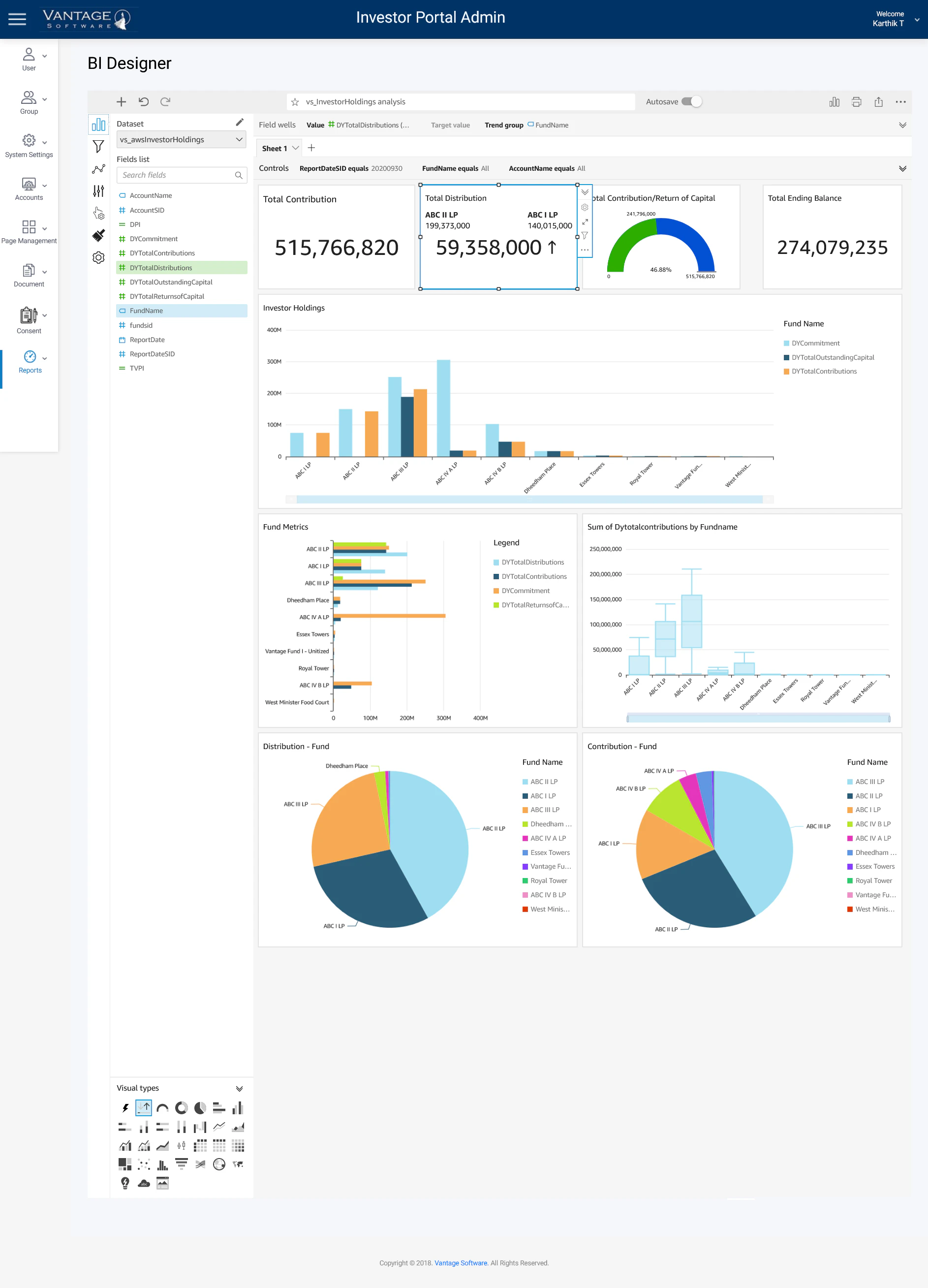 screenshot of First Rate Vantage